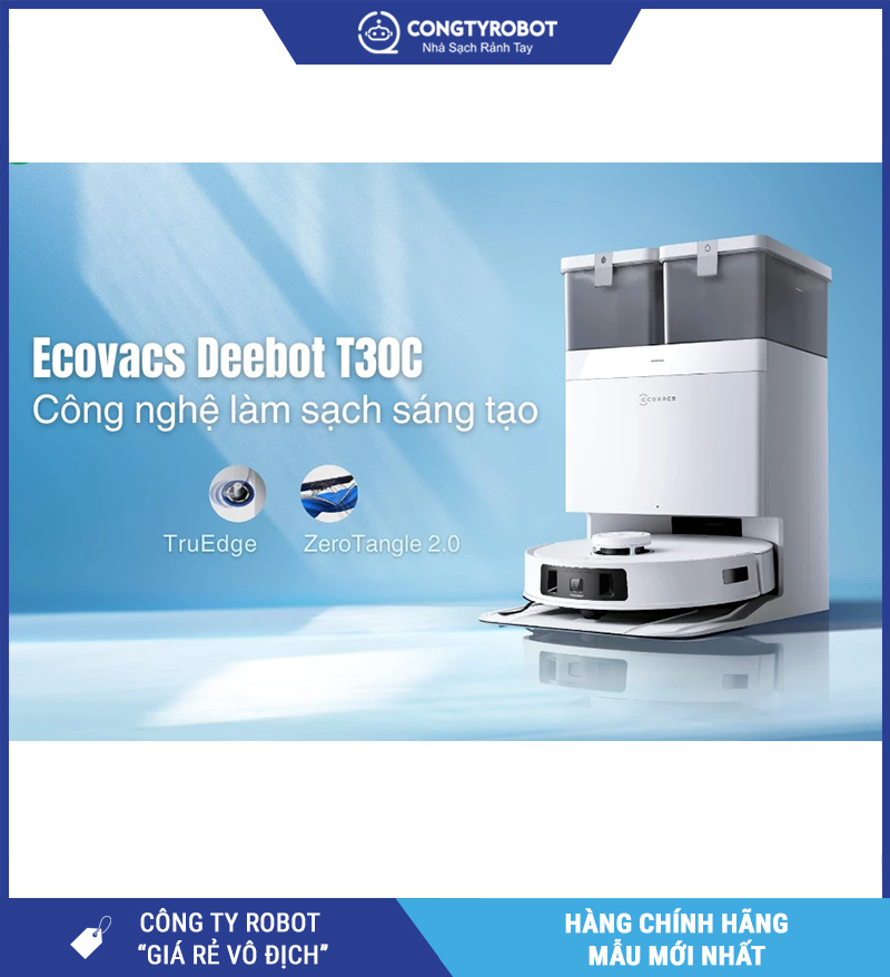 Robot hút bụi lau nhà Ecovacs Deebot T30C 2026