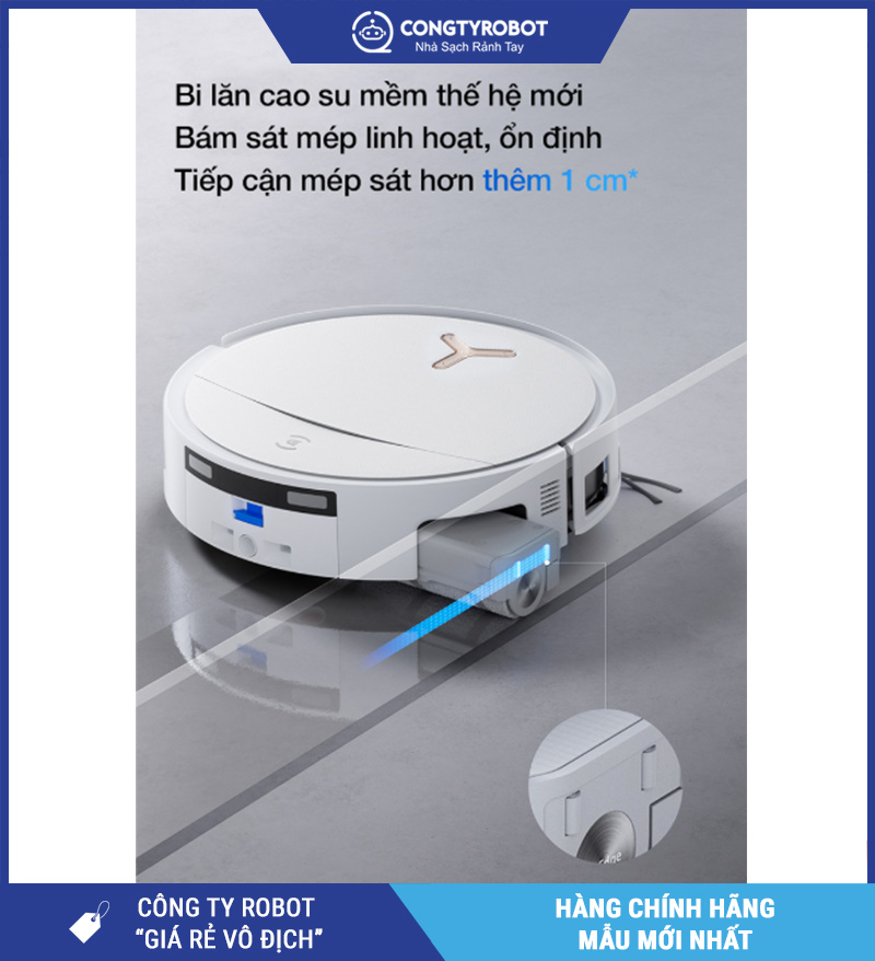 Ecovacs Deebot T80S Omni (Trắng/ Đen) - Robot Hút Bụi Lau Nhà