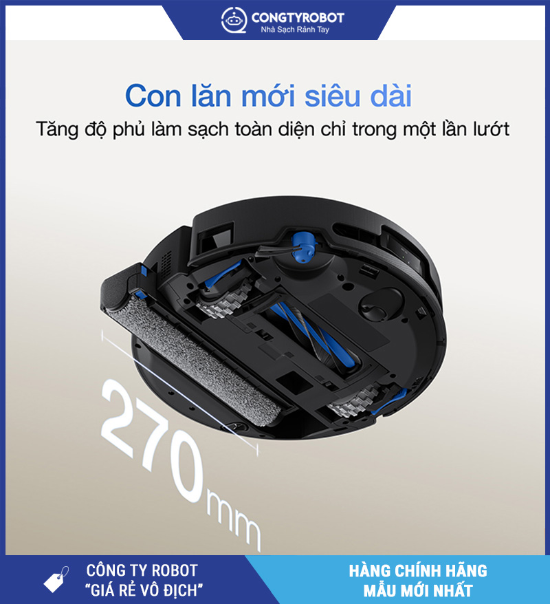 Ecovacs T90 Pro Omni - Robot Hút Bụi Lau Nhà Con Lăn 2026