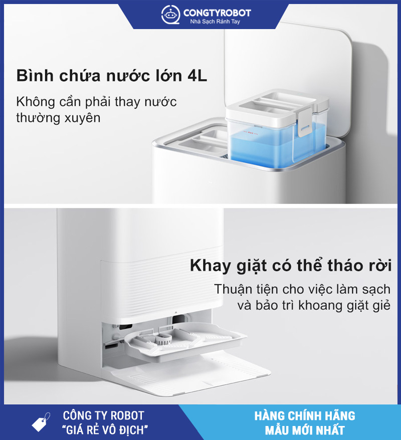 Robot hút bụi lau nhà Xiaomi X20 Pro – Bản Quốc Tế