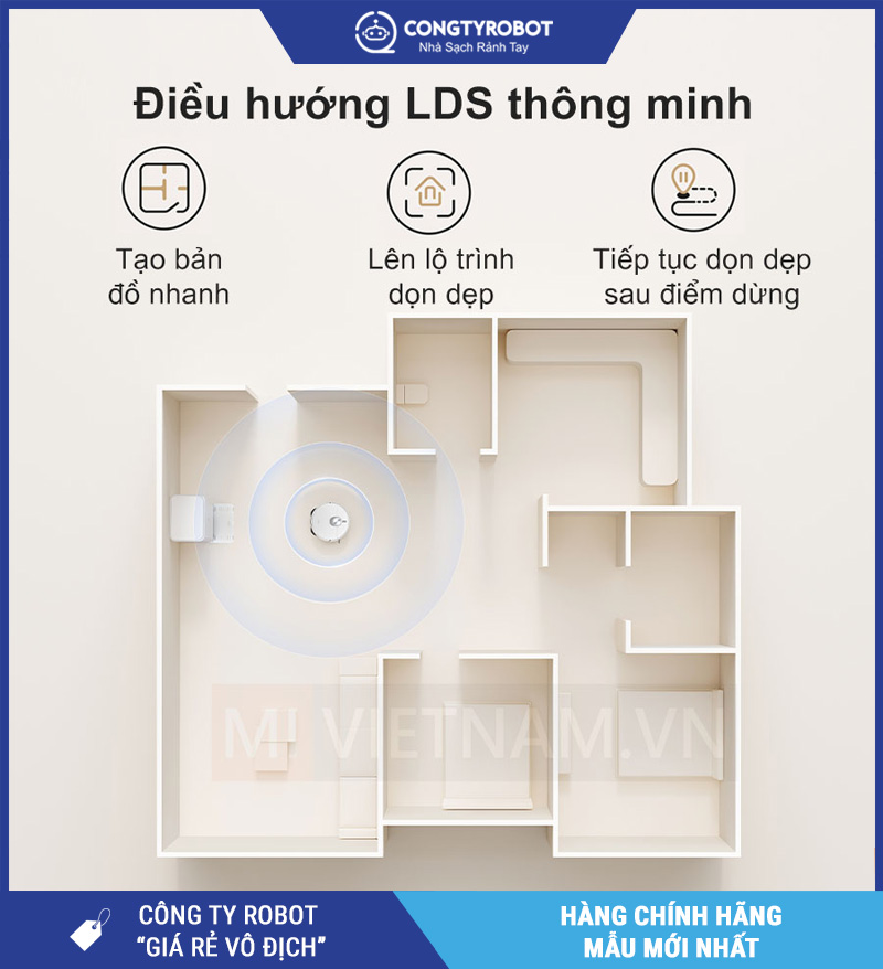 Robot hút bụi lau nhà Xiaomi X20 Pro – Bản Quốc Tế
