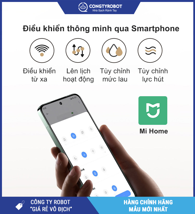 Robot hút bụi lau nhà Xiaomi X20 Pro – Bản Quốc Tế