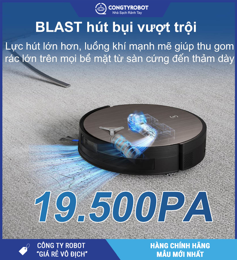 Ecovacs X11 OmniCylone 2026 - Robot Hút Bụi Lau Nhà Thông Minh