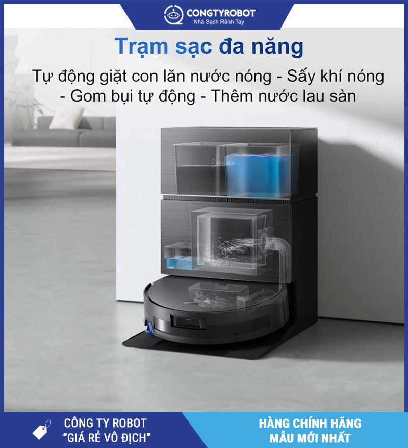 Ecovacs X11 Pro Omni 2026 - Robot Hút Bụi Lau Nhà Thông Minh