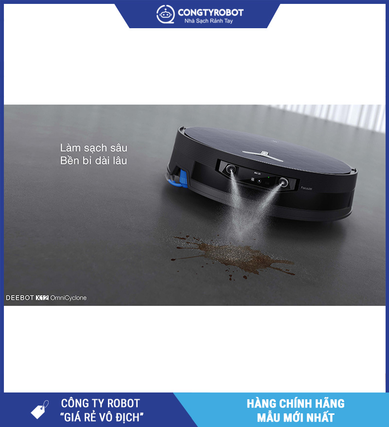 Ecovacs X12 Omnicyclone 2026 - Robot Hút Bụi Thông Minh