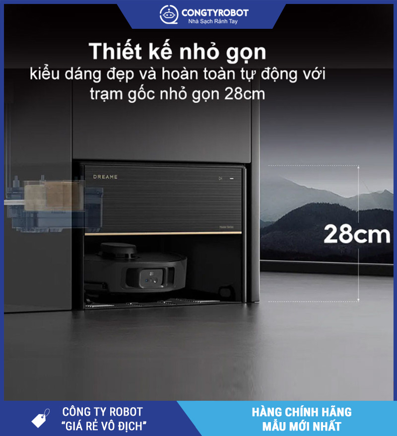Dreame X40 Master Robot hút bụi lau nhà – Bản Quốc Tế