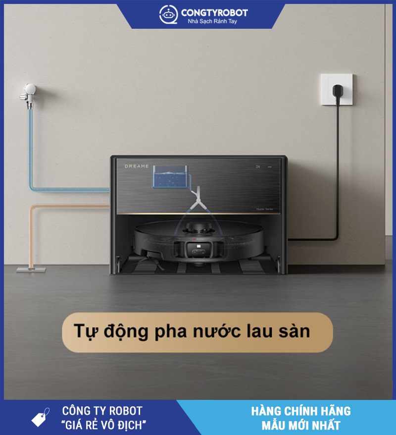 Dreame X40 Master Robot hút bụi lau nhà – Bản Quốc Tế
