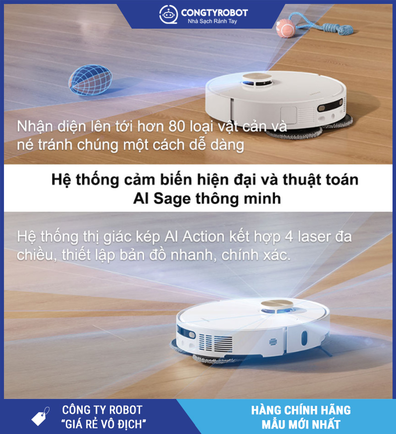 Dreame X40 Ultra Robot hút bụi lau nhà – Bản Quốc Tế