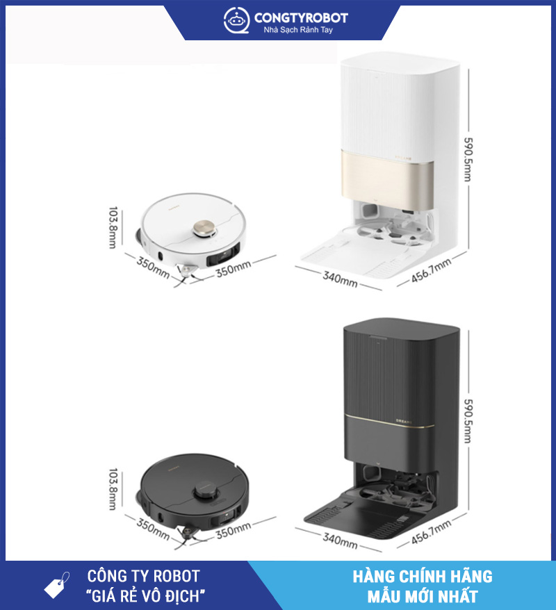 Dreame X40 Ultra Robot hút bụi lau nhà – Bản Quốc Tế