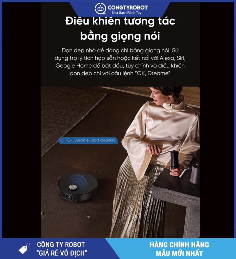 Dreame X50 Master Robot hút bụi lau nhà – Bản Quốc Tế
