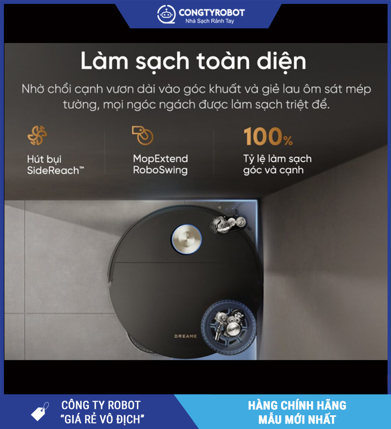Robot hút bụi lau nhà Dreame X60 Ultra – Bản Quốc Tế