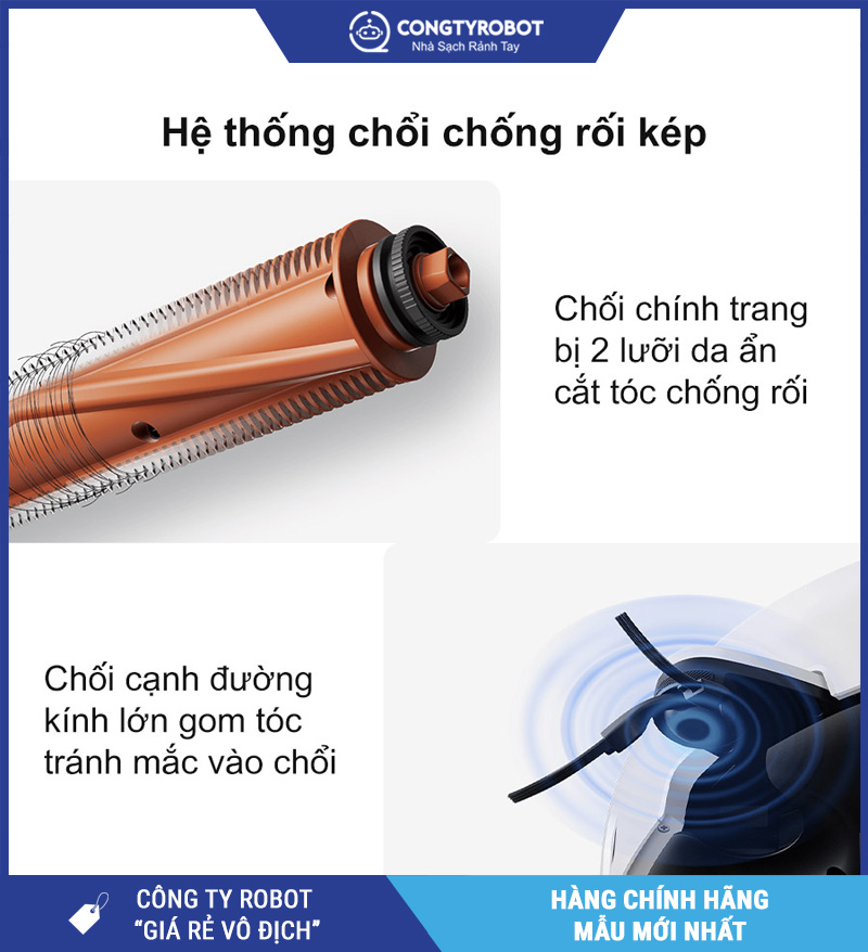 Robot hút bụi lau nhà Xiaomi Vacuum 5 Trắng – Bản Quốc Tế