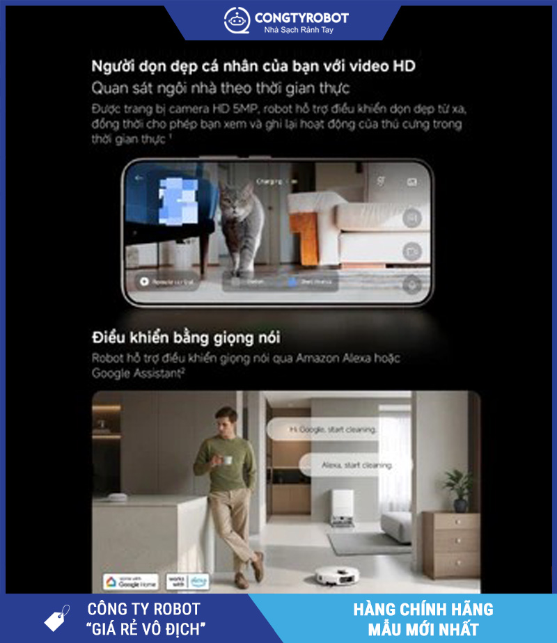 Robot hút bụi lau nhà Xiaomi Vacuum 5 Pro