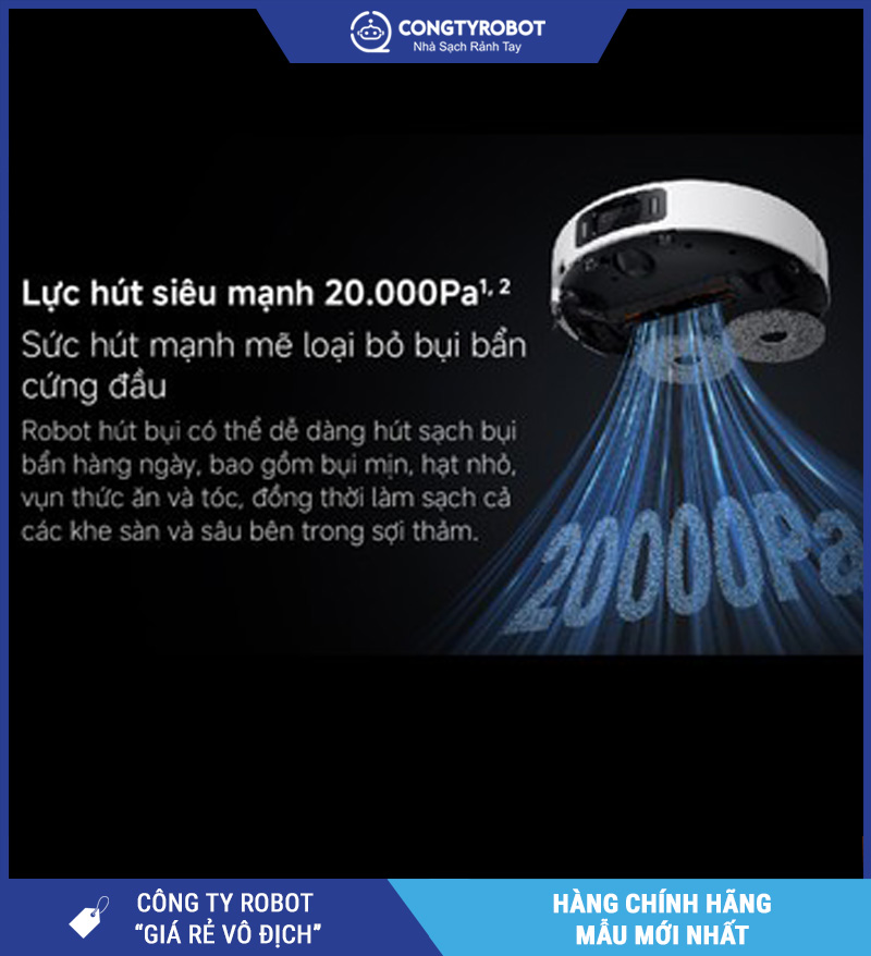 Robot hút bụi lau nhà Xiaomi Vacuum 5 Pro