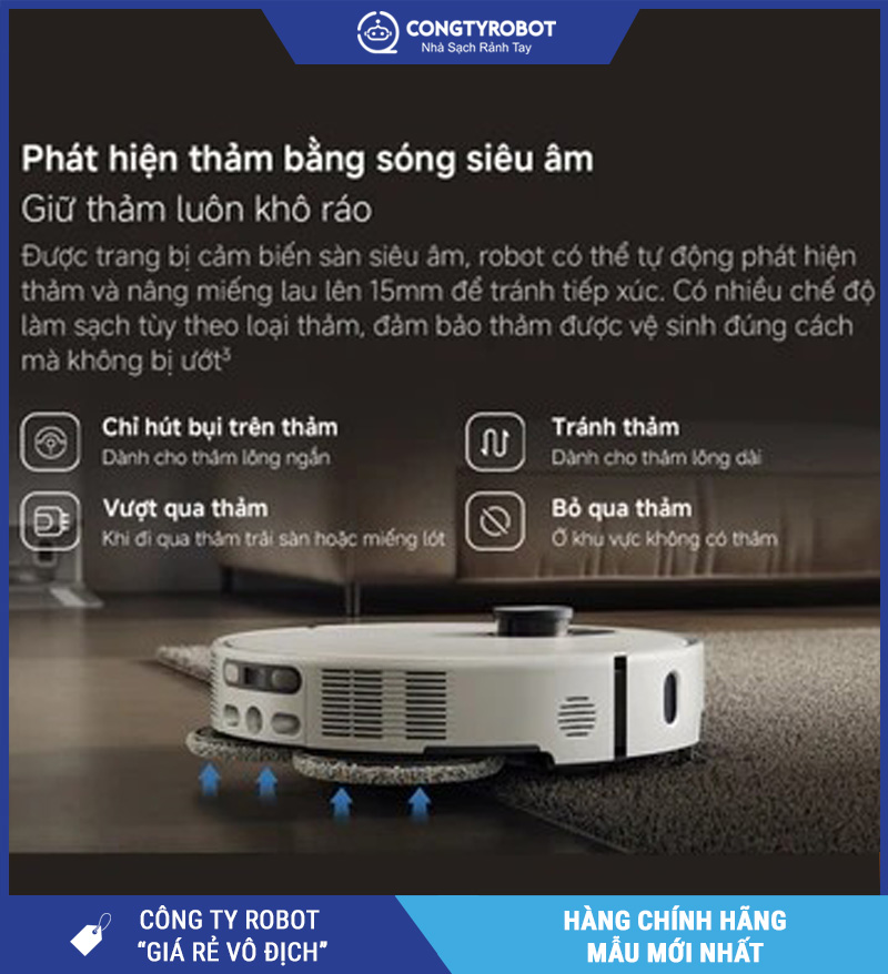 Robot hút bụi lau nhà Xiaomi Vacuum 5 Pro