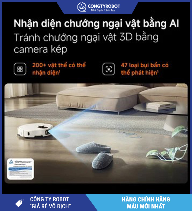 Robot hút bụi lau nhà Xiaomi Vacuum 5 Pro