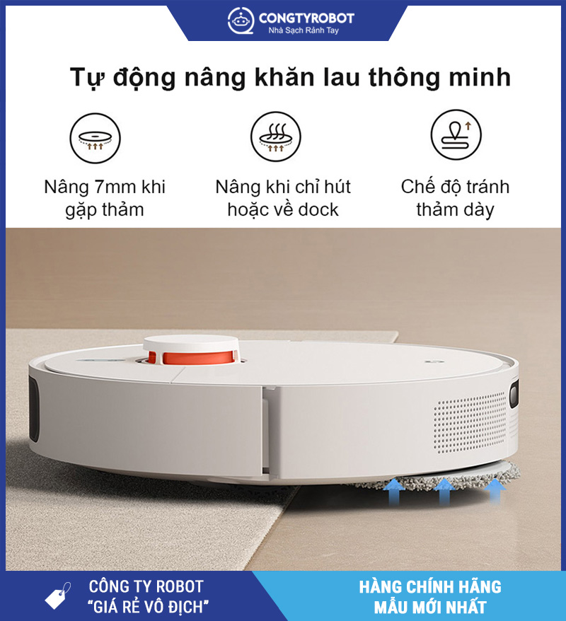 Robot hút bụi lau nhà Xiaomi Vacuum X20+