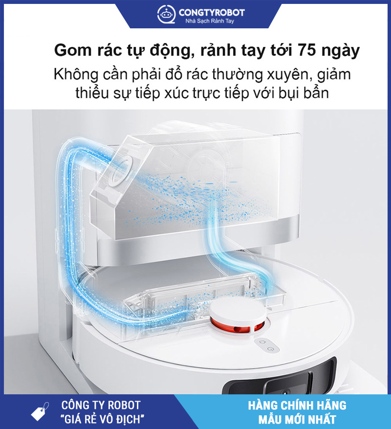 Robot hút bụi lau nhà Xiaomi Vacuum X20+