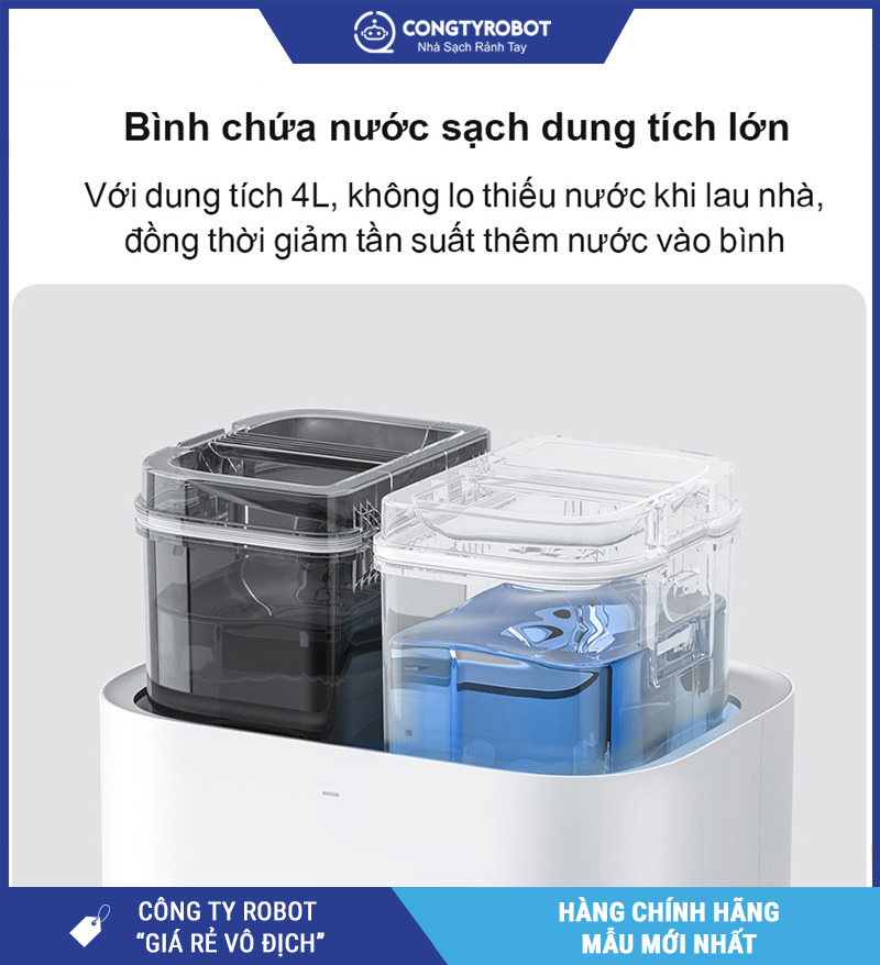 Robot hút bụi lau nhà Xiaomi Vacuum X20+