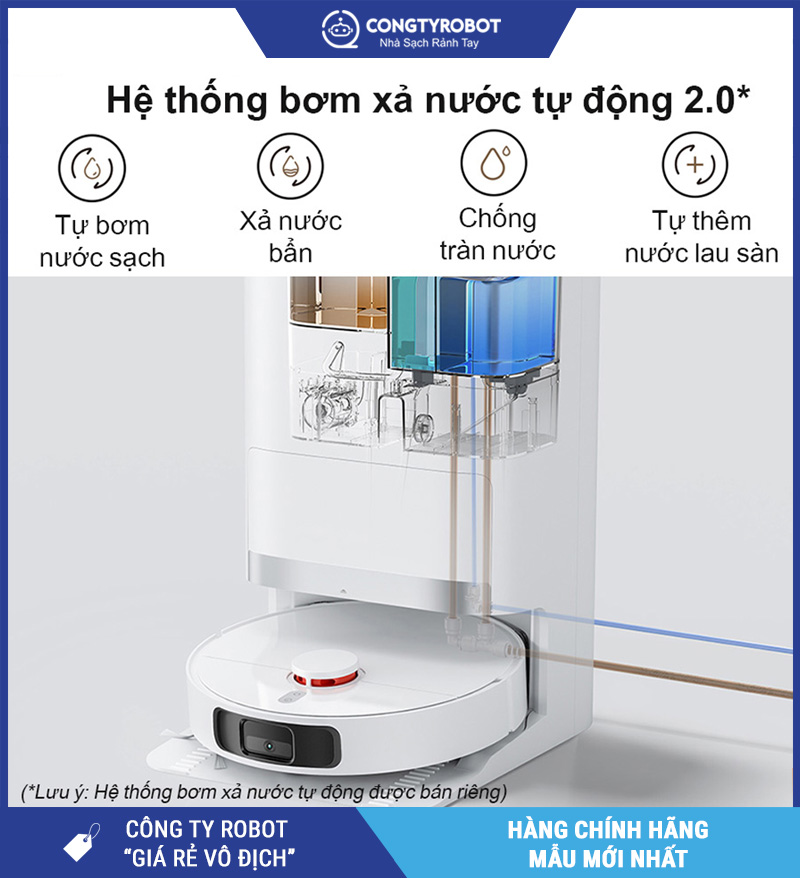 Robot hút bụi lau nhà Xiaomi Vacuum X20+