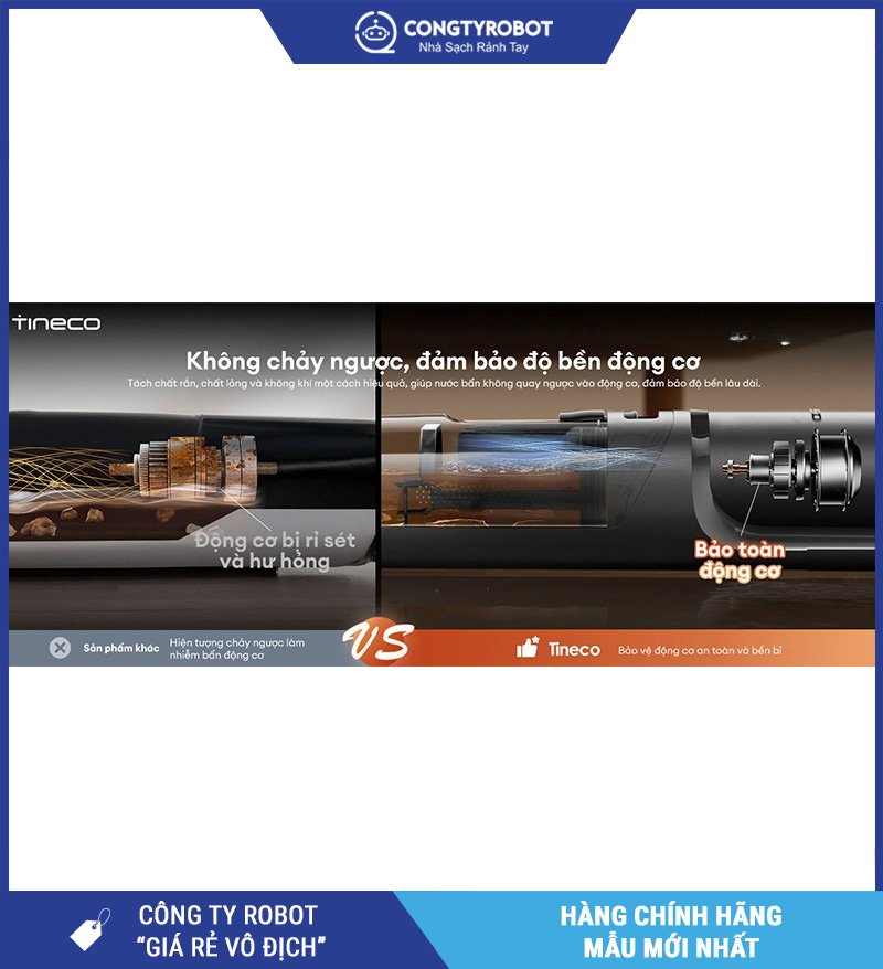 Tineco Floor One i7 Steam - Máy hút bụi lau sàn khô ướt