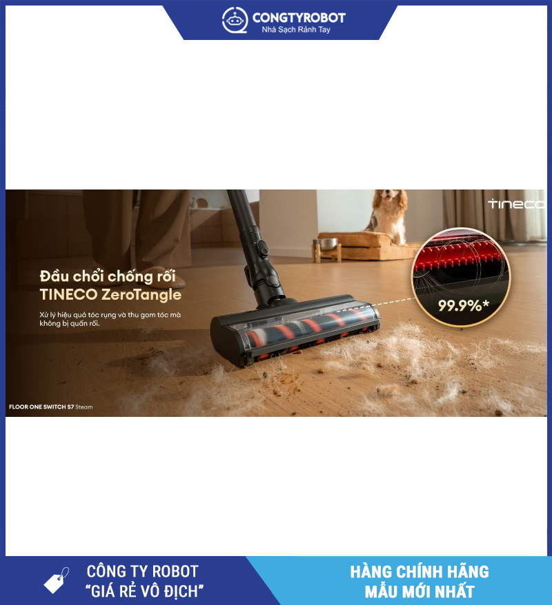 Tineco Floor One Switch S7 Steam - Máy hút bụi lau sàn khô ướt