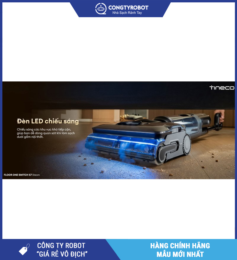 Tineco Floor One Switch S7 Steam - Máy hút bụi lau sàn khô ướt