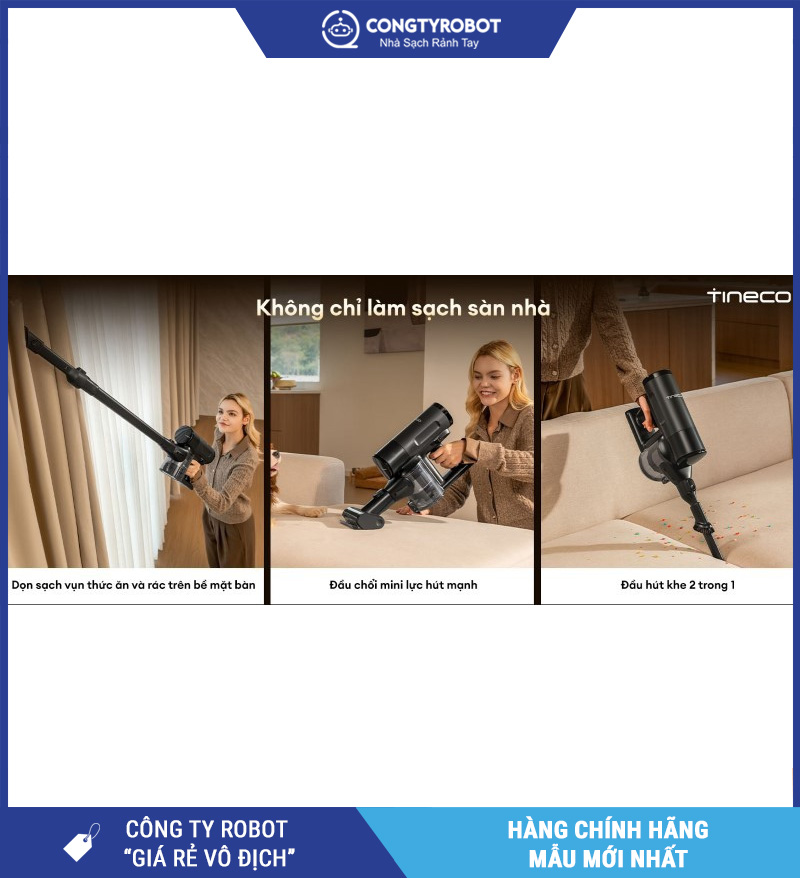 Tineco Floor One Switch S7 Steam - Máy hút bụi lau sàn khô ướt
