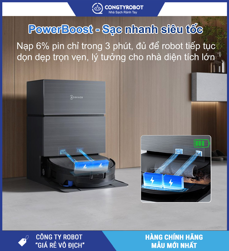 Ecovacs X11 Pro Omni 2026 - Robot Hút Bụi Lau Nhà Thông Minh