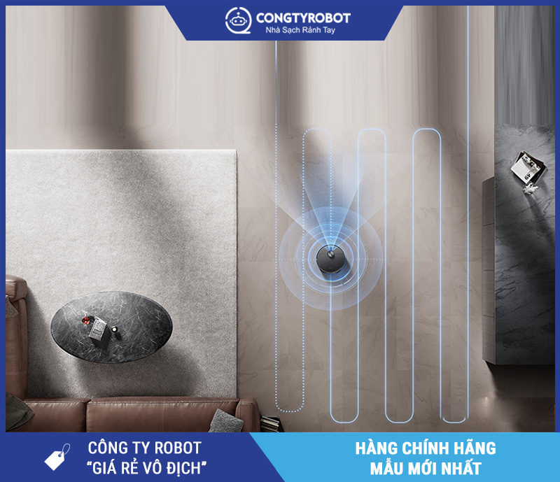 Xiaomi X20 Max Đen - Robot hút bụi lau nhà